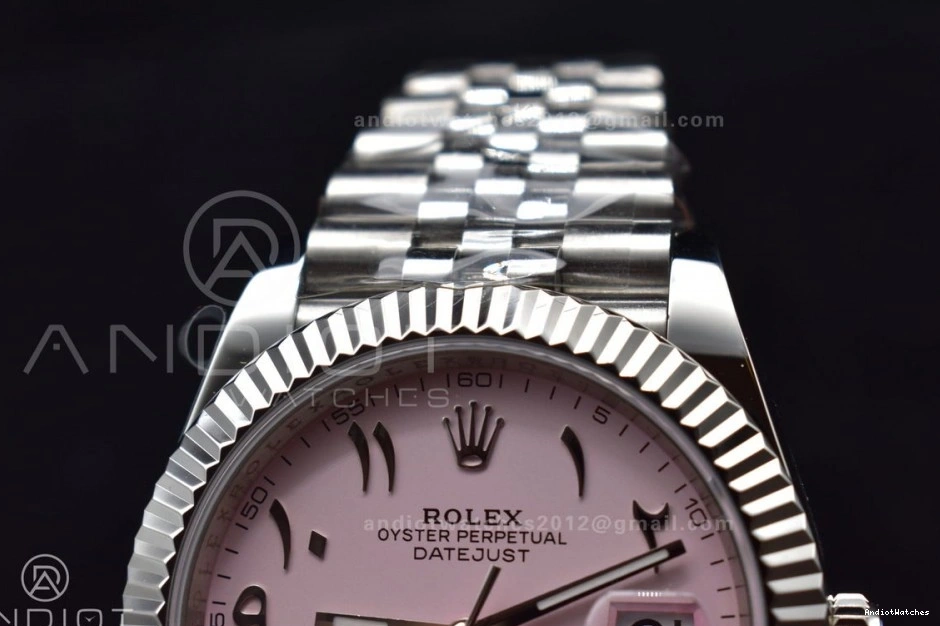 Dial DIWF Arabic Bracelet 1:1 DateJust SA 126334 Marker Pink on Edition 41 904L Jubilee 647 Steel OnTrend Best 1121